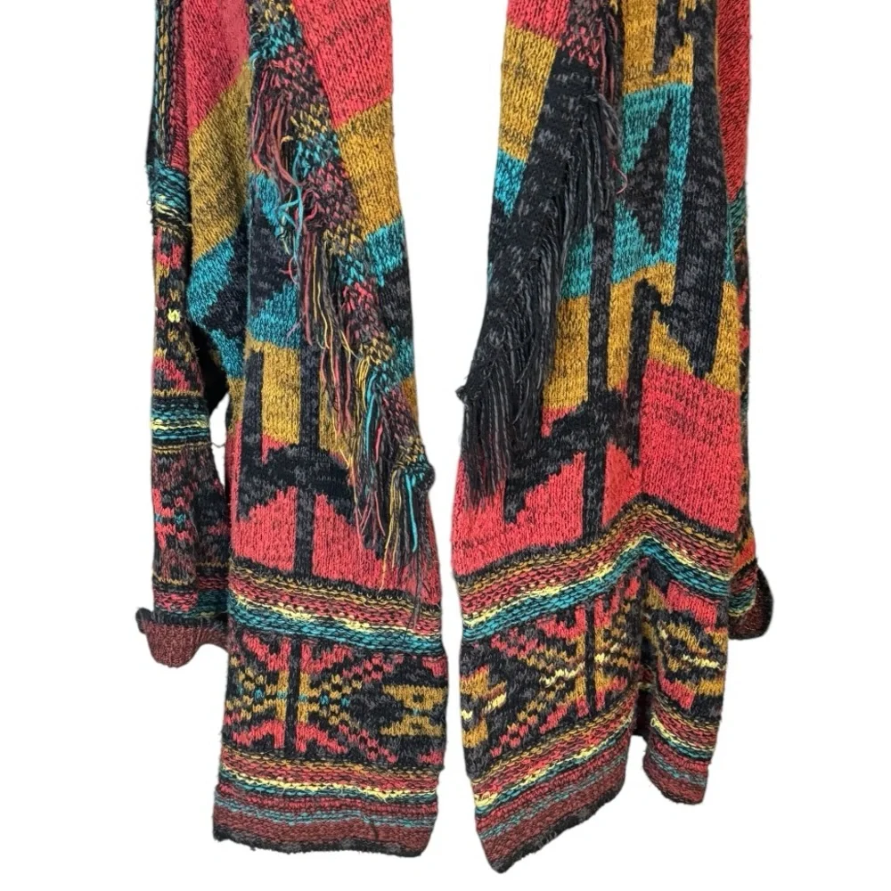 FREE PEOPLE Wild Wild West Cardigan Sweater Sz XS S M Knit Lolli
Coachella Aztec - Picture 13 of 16